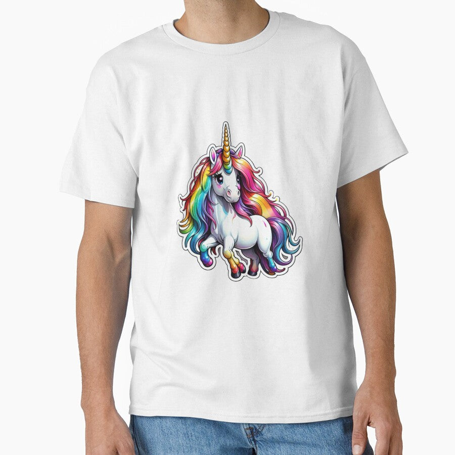 Colorful magical unicorn – Luna Luminous Mane by digistampdesign T-Shirts, Hoodie, Sweatshirt | BlankRebels.com (Image 1)