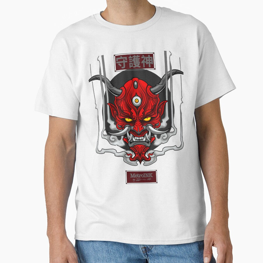 The Protector Oni Mask by MetroInk T-Shirts, Hoodie, Sweatshirt | BlankRebels.com (Image 1)
