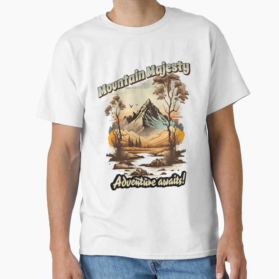 Mountain Majesty Adventure Awaits by Saim776 T-Shirts, Hoodie, Sweatshirt | BlankRebels.com (Image 1)