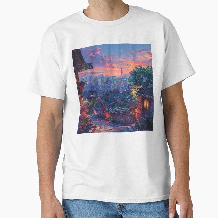 Seoul at Sunset by Shutter-Dragon T-Shirts, Hoodie, Sweatshirt | BlankRebels.com (Image 1)