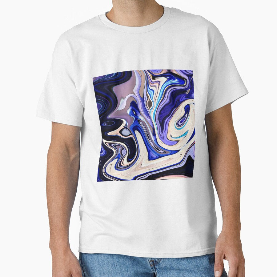 Abstract marble painting Art blue by Tshirtstory T-Shirts, Hoodie, Sweatshirt | BlankRebels.com (Image 1)