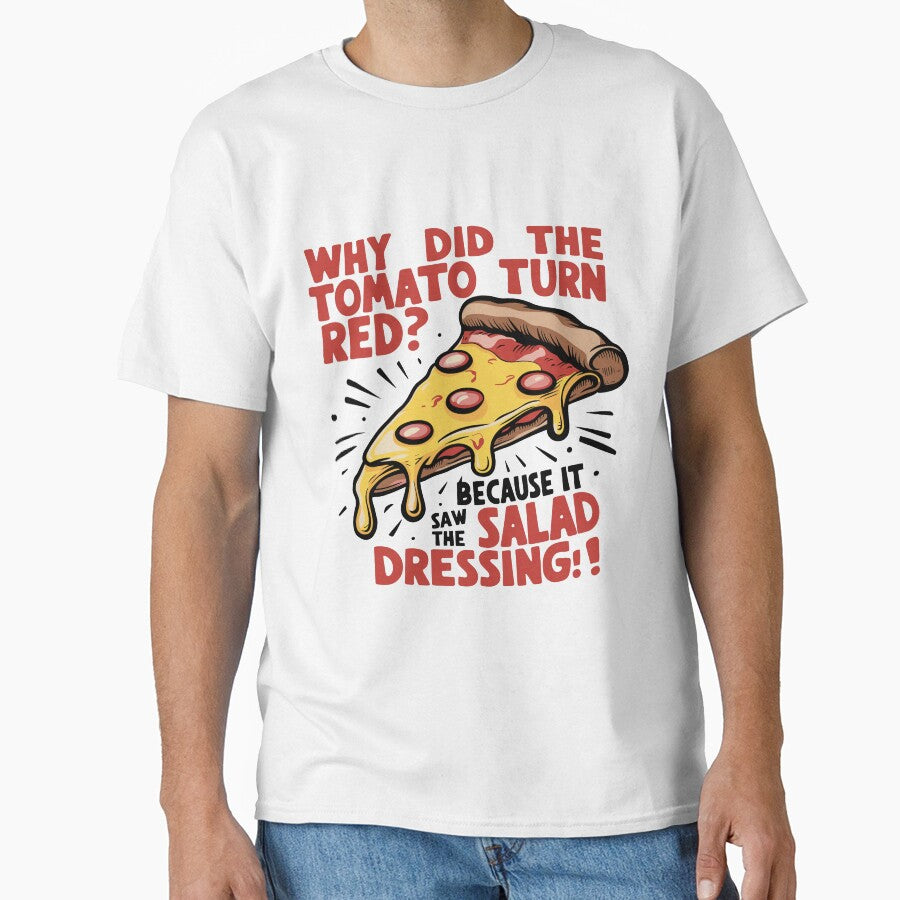 Cheesy Dad Jokes Slice of Pizza by DreamVibeShirt