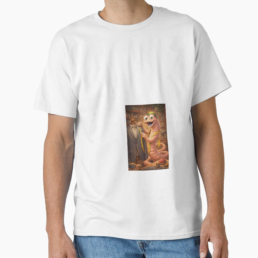 Tapeworm Tailor Funny Sewing Pun by Hornace88studio