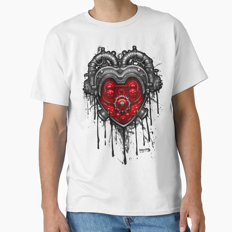 Mechanical Heart by MetroInk T-Shirts, Hoodie, Sweatshirt | BlankRebels.com (Image 1)