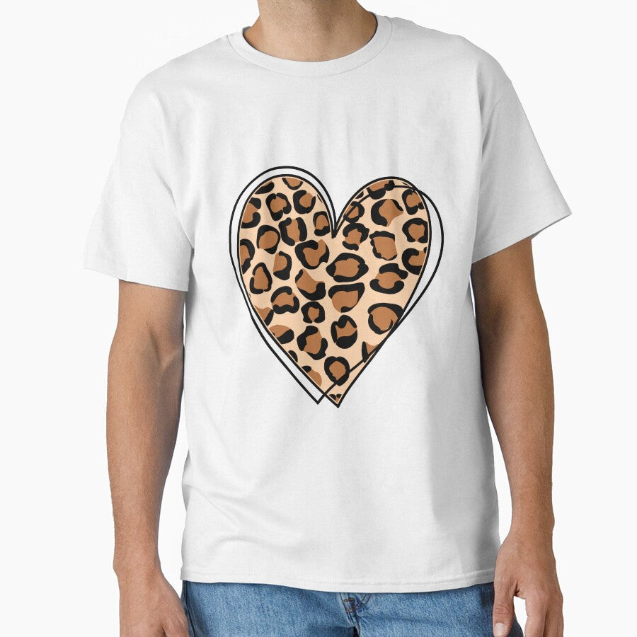 Leopard pattern  heart by sheelashop T-Shirts, Hoodie, Sweatshirt | BlankRebels.com (Image 1)