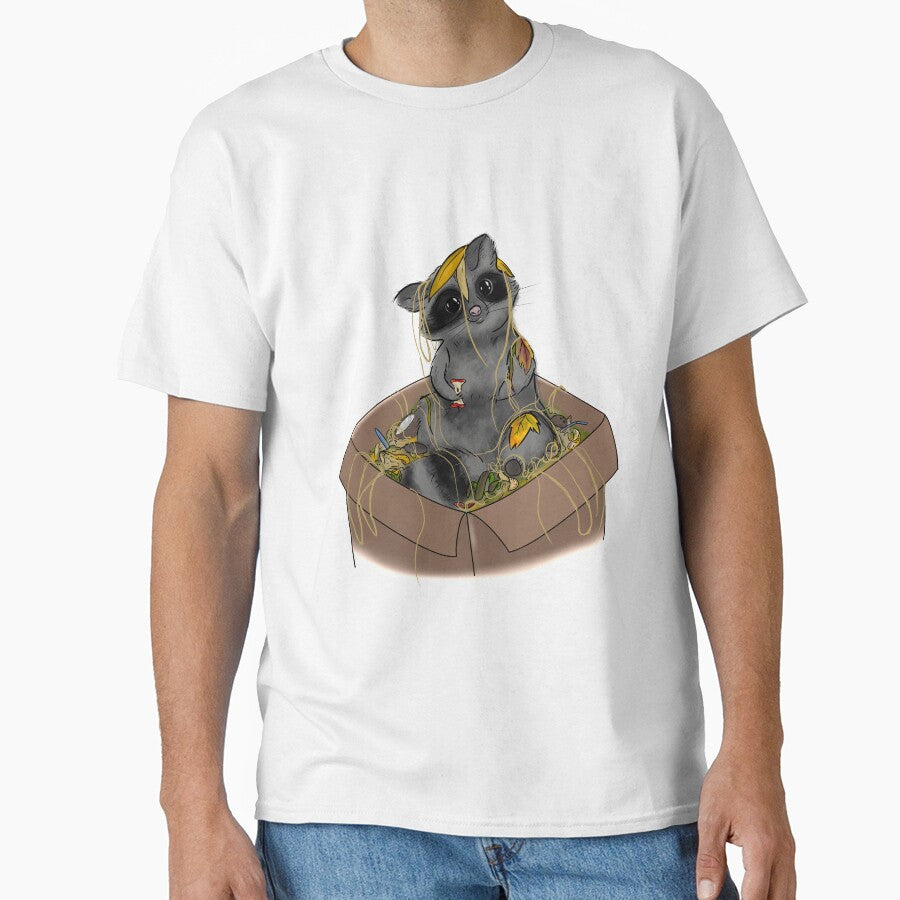 Trash Panda (with strings/noodles) by sarcohpagus T-Shirts, Hoodie, Sweatshirt | BlankRebels.com (Image 1)