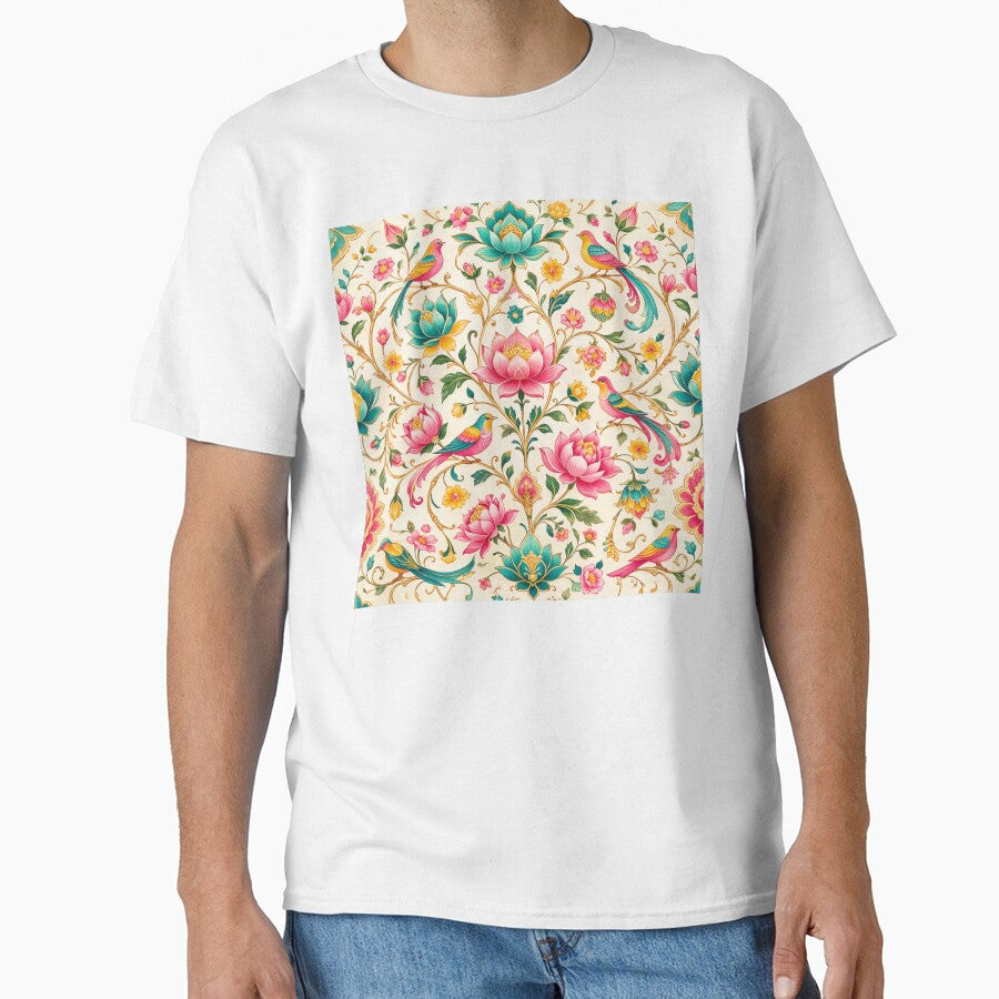 Floral and birdie pattern by DoneAndDusted T-Shirts, Hoodie, Sweatshirt | BlankRebels.com (Image 1)