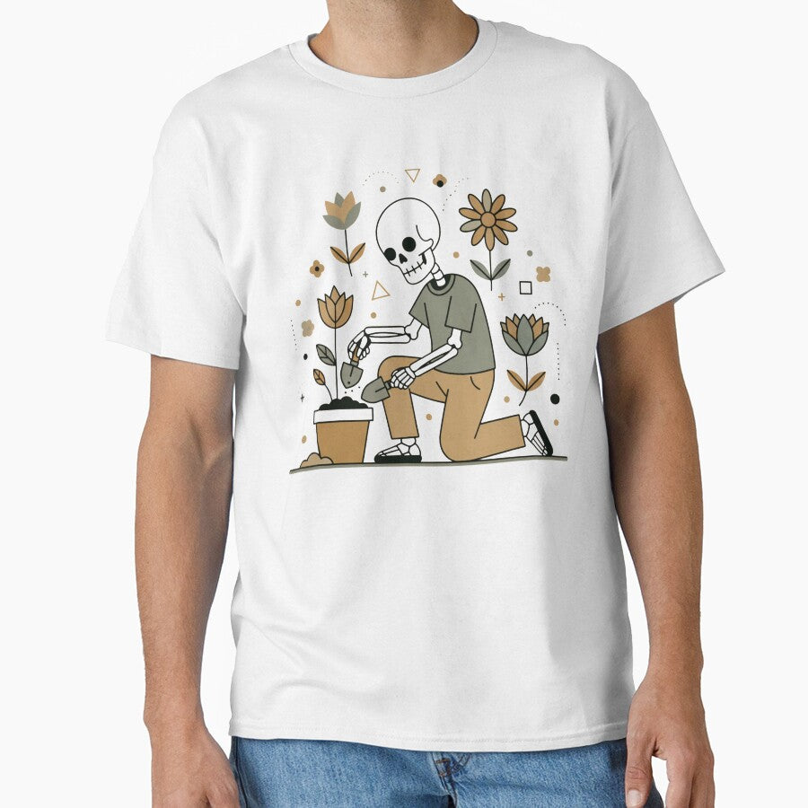 GARDENER | Minimalist Skeleton Streetwear Art by DEADLINE.