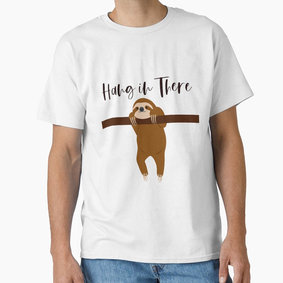 Sloth hoodie / winter hoodie with sloth print / Sloth Shirt / Sloth print / Sloth Gift / Sloth T Shirt / Sloth... (Image 1)