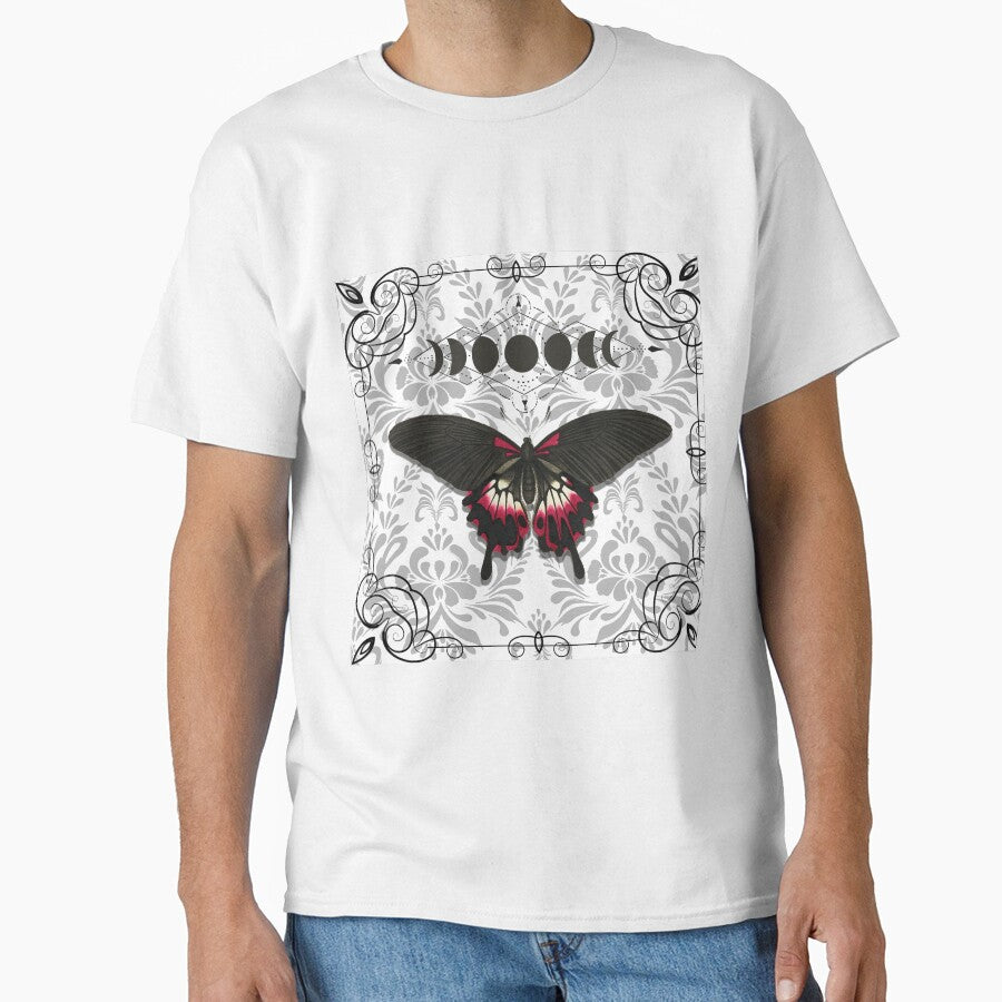 Moon Butterfly by thedaydreamingunicorn T-Shirts, Hoodie, Sweatshirt | BlankRebels.com (Image 1)