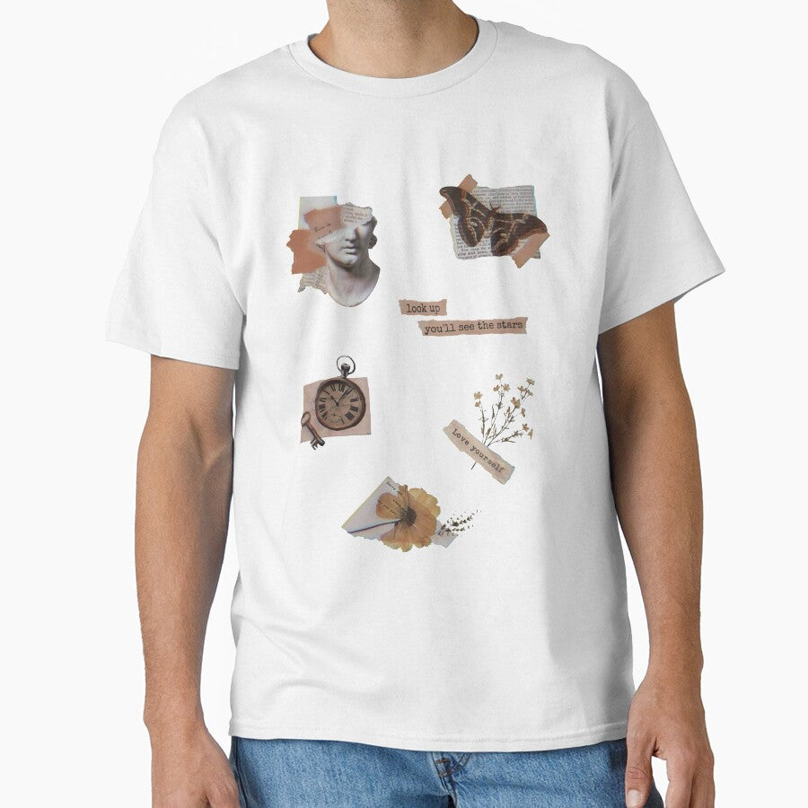 rainy evening at the library- Dark Academia by ninacollages T-Shirts, Hoodie, Sweatshirt | BlankRebels.com (Image 1)