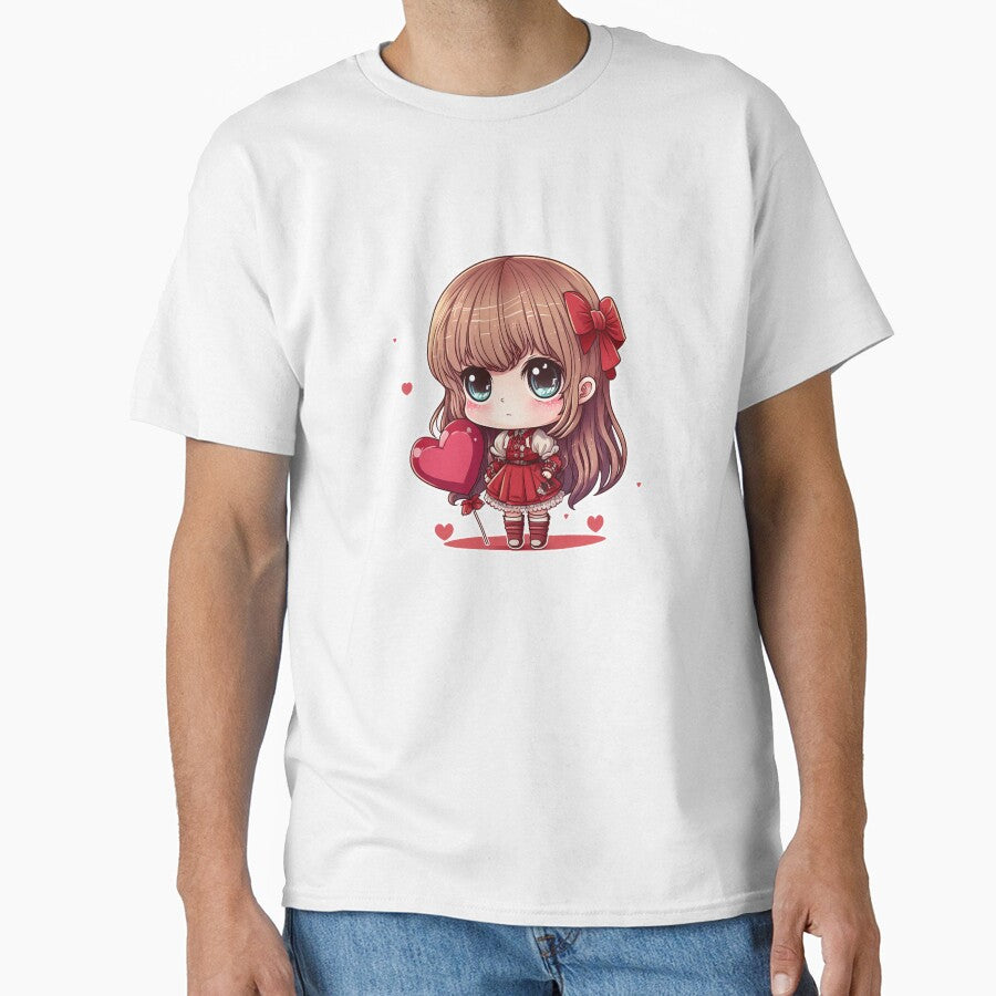 Valentine's Day Gifts, Love Gifts, Be Mine, Be my Valentine, Valentine Chibi, Valentine for Teens by... (Image 1)
