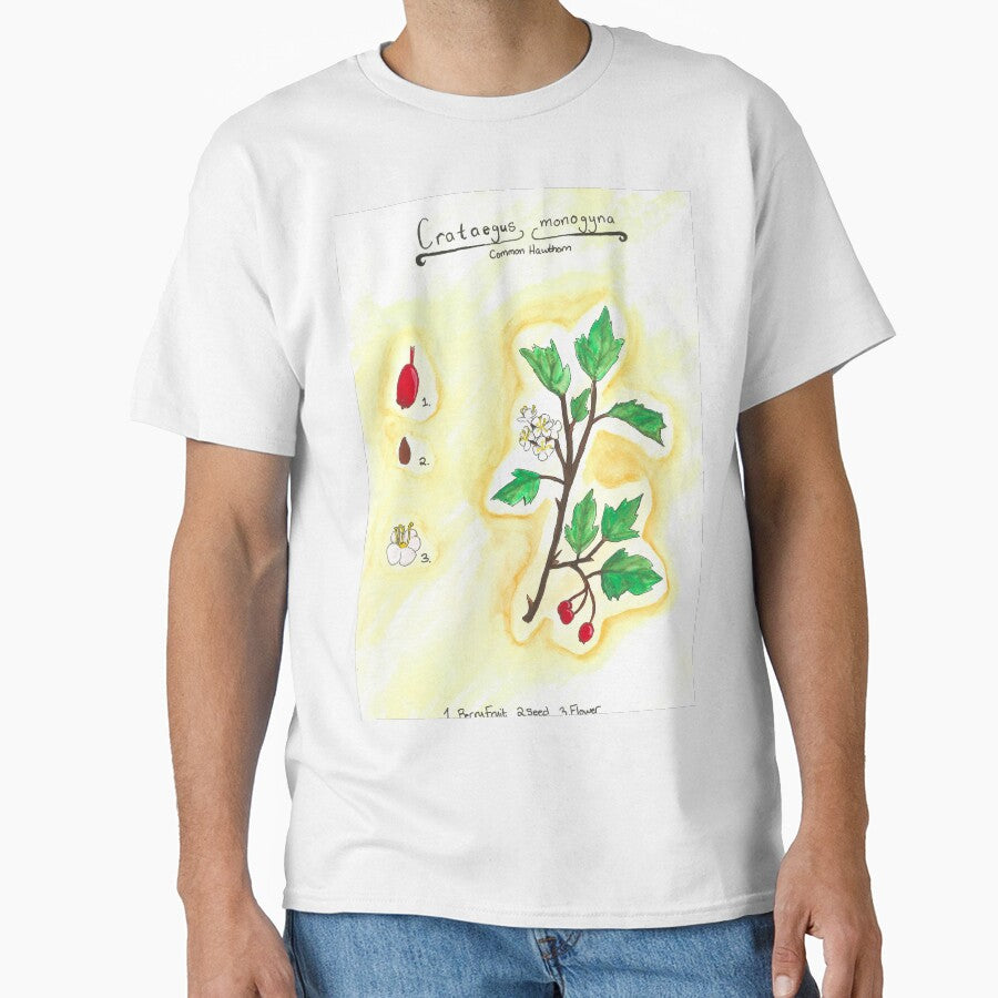 Crataegus monogyna (Common Hawthorn) by fhandsmcmike T-Shirts, Hoodie, Sweatshirt | BlankRebels.com (Image 1)