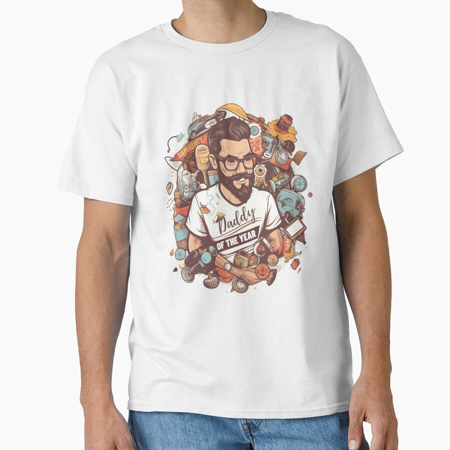Daddy of the year, Father's Day, Father's Day Gift by R-RHAPSODY T-Shirts, Hoodie, Sweatshirt | BlankRebels.com (Image 1)