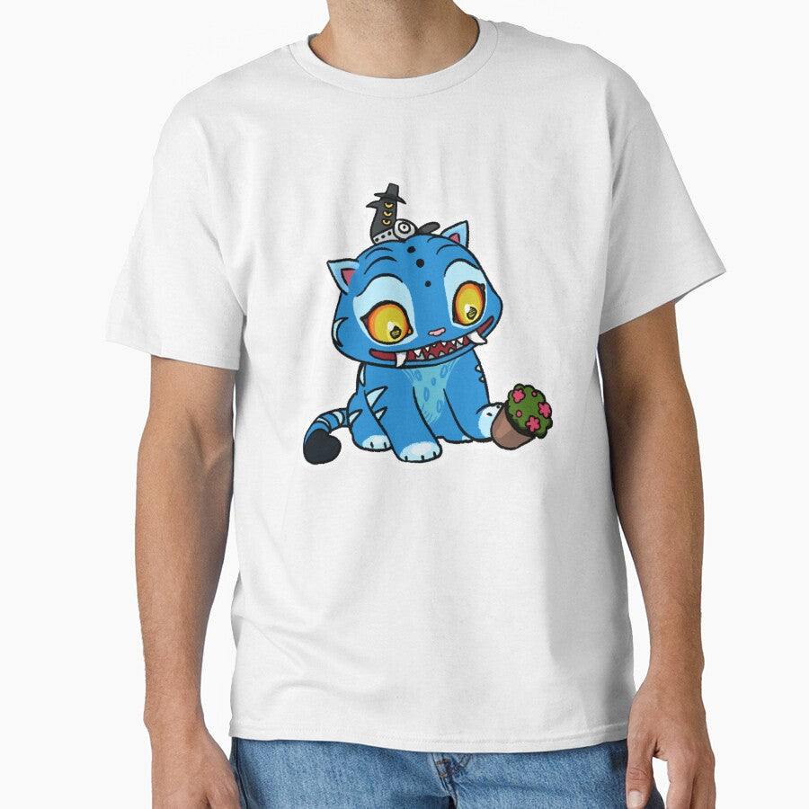 Blue tiger play with pot by StudioXOA T-Shirts, Hoodie, Sweatshirt | BlankRebels.com (Image 1)