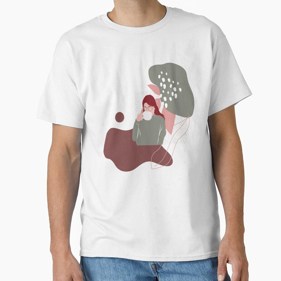 Boho Girl Nature Green by BeeMeCreative T-Shirts, Hoodie, Sweatshirt | BlankRebels.com (Image 1)