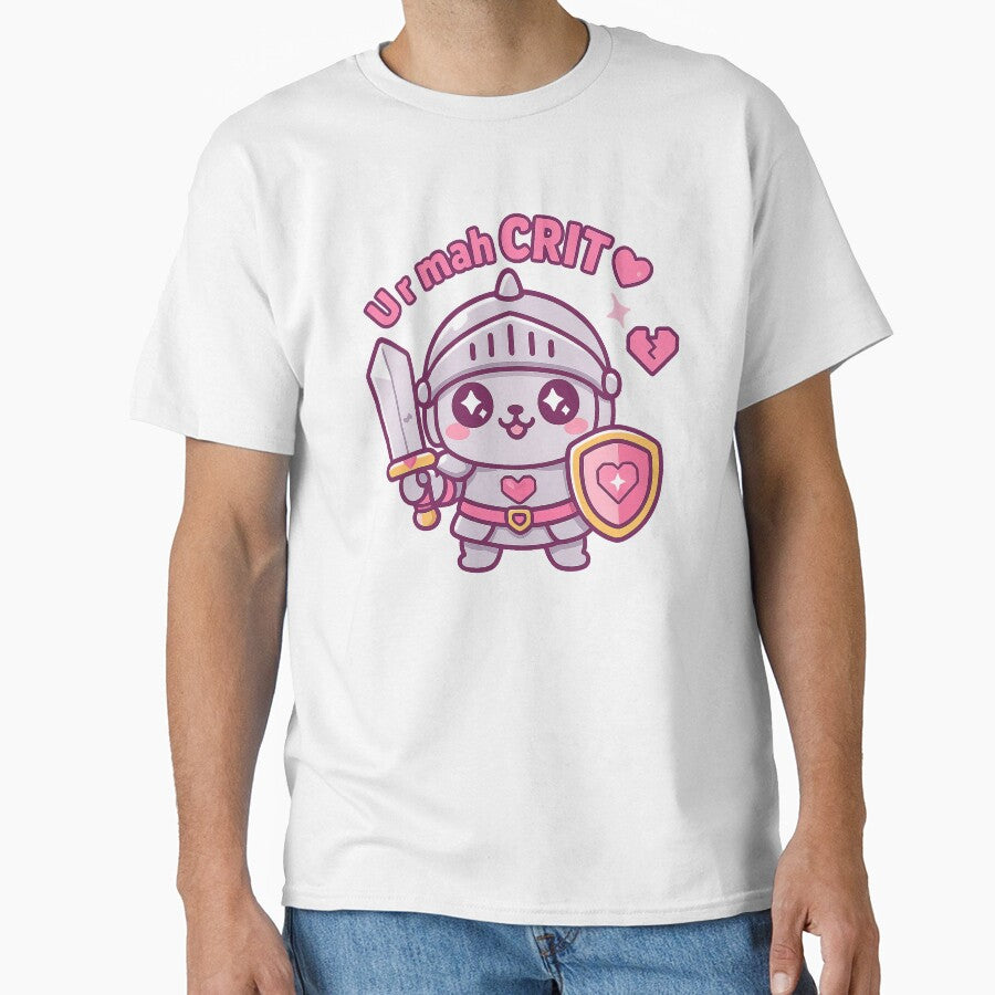 Critical Hit Love – Chibi Knight Seal by GorilaStudio T-Shirts, Hoodie, Sweatshirt | BlankRebels.com (Image 1)