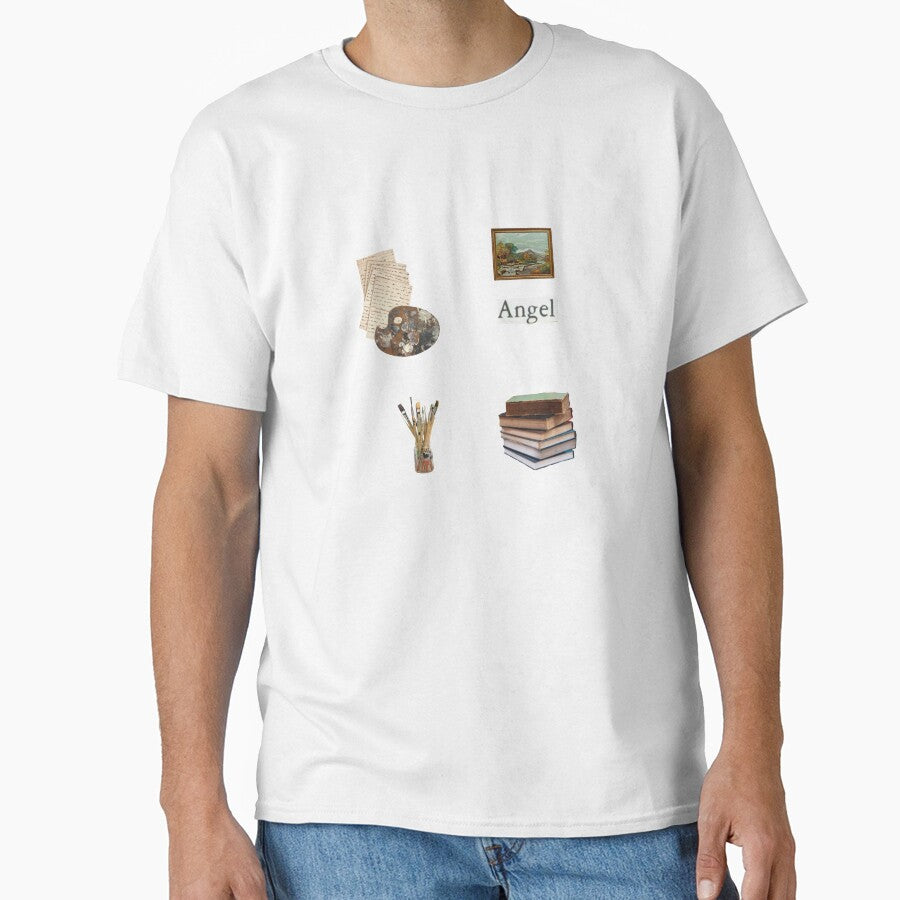 Falling for the Muse- dark academia collage by ninacollages T-Shirts, Hoodie, Sweatshirt | BlankRebels.com (Image 1)