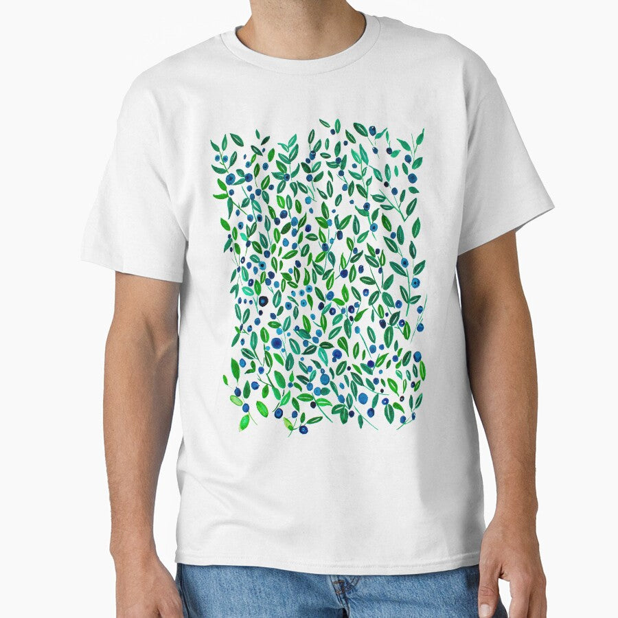 Watercolor blueberries by Scandi Shop