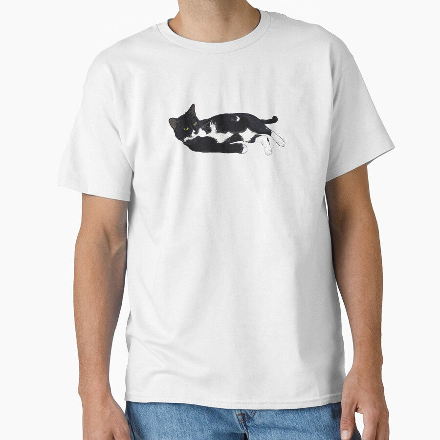 Tuxedo Cat Lounging T-Shirts, Hoodie, Sweatshirt
