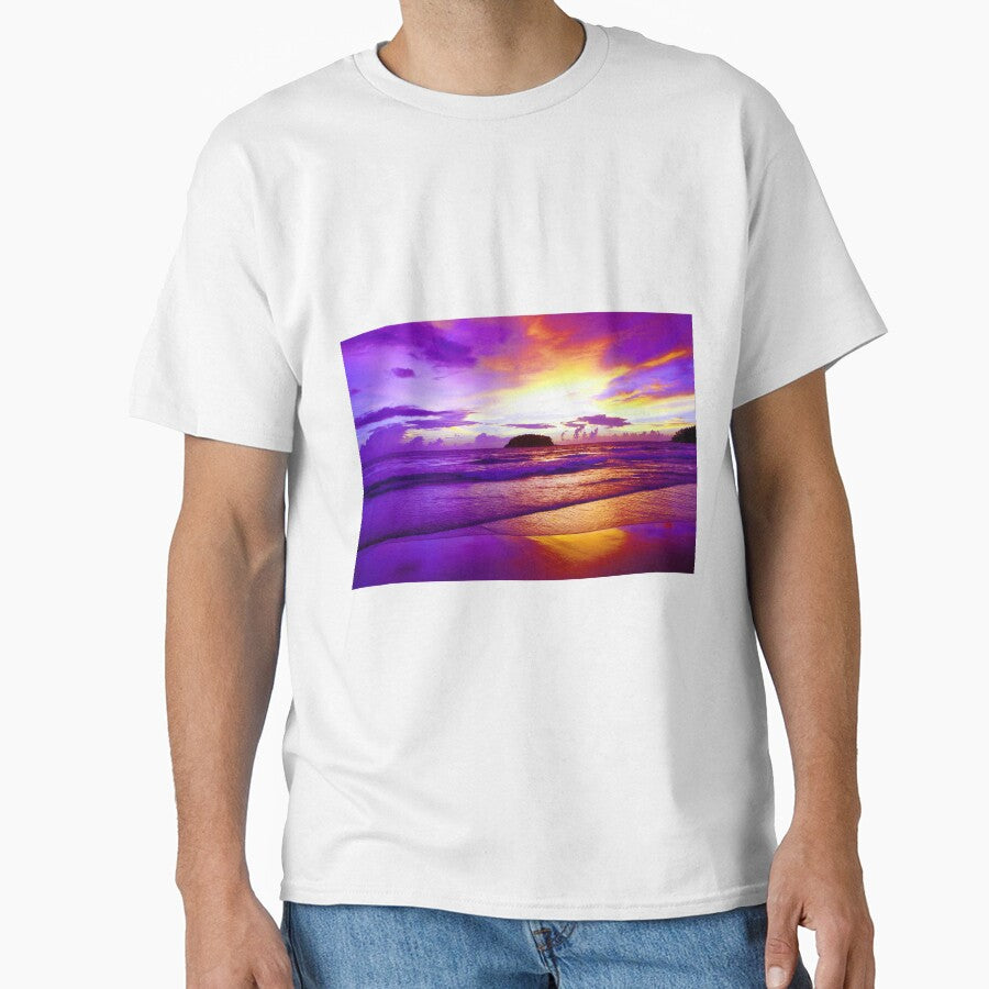 Purple Ocean View by cindyfordyce T-Shirts, Hoodie, Sweatshirt | BlankRebels.com (Image 1)