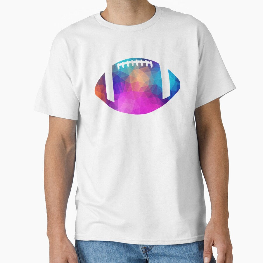 American Football Colorful Art Funny Sports Gift by Shariss T-Shirts, Hoodie, Sweatshirt | BlankRebels.com (Image 1)