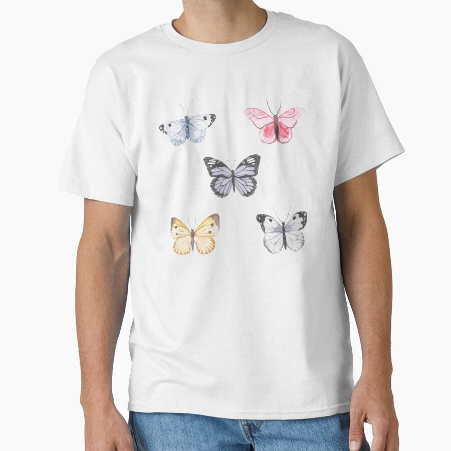 Freedom&change- watercolor butterfly design by ninacollages T-Shirts, Hoodie, Sweatshirt | BlankRebels.com (Image 1)