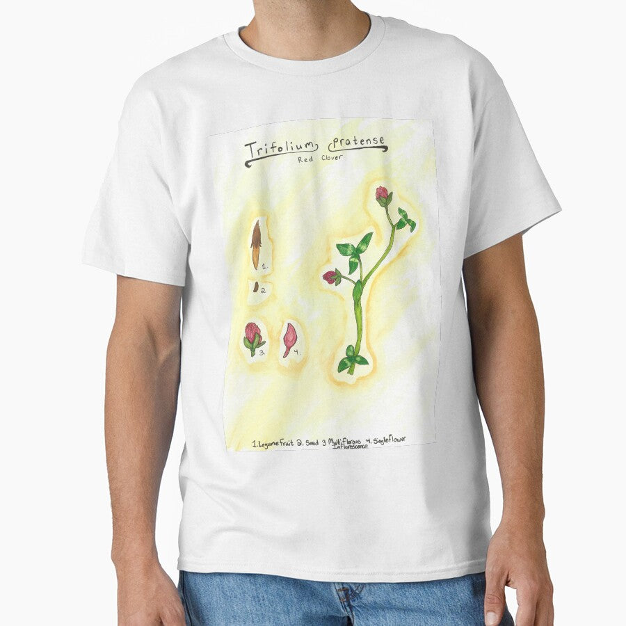 Trifolium pratense (Red Clover) by fhandsmcmike T-Shirts, Hoodie, Sweatshirt | BlankRebels.com (Image 1)