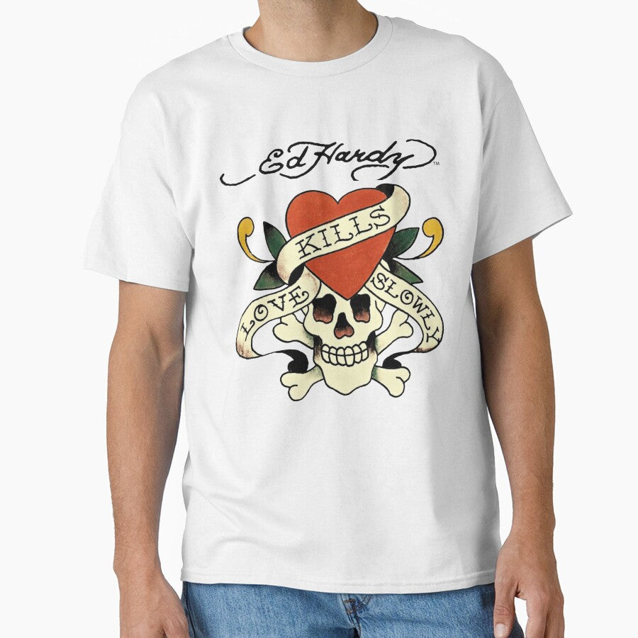 ed hardy love kills slowly by ismawak T-Shirts, Hoodie, Sweatshirt | BlankRebels.com (Image 1)
