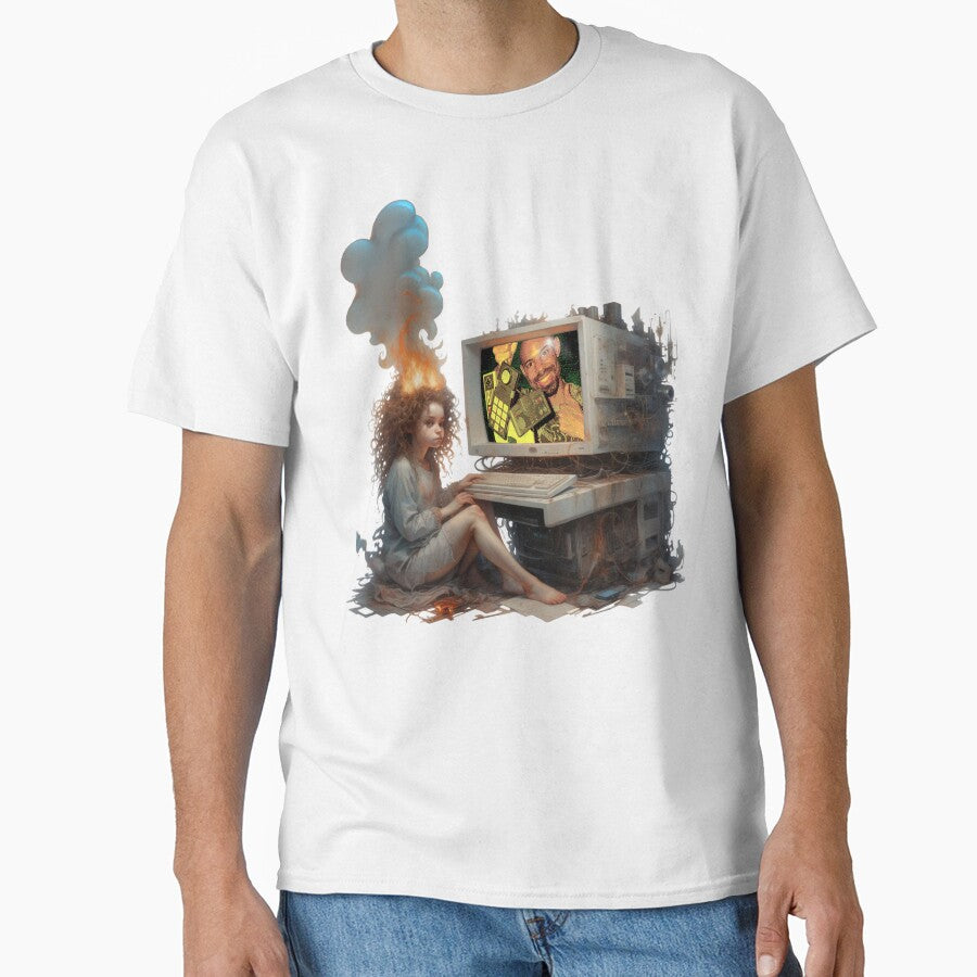 Retro (Donny) Overload with cga mode 04h graphics by Donny-K T-Shirts, Hoodie, Sweatshirt | BlankRebels.com (Image 1)