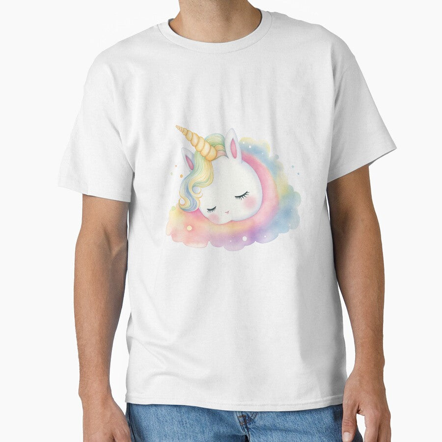 Sleeping rainbow unicorn by Kdoodledesign T-Shirts, Hoodie, Sweatshirt | BlankRebels.com (Image 1)
