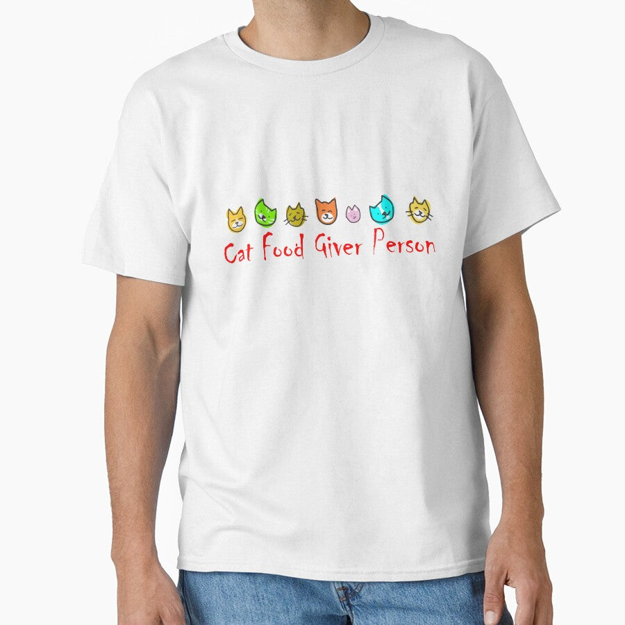 Cat Fud Giver Person | NickerStickers® on Redbubble by NickerStickers T-Shirts, Hoodie, Sweatshirt (Image 1)