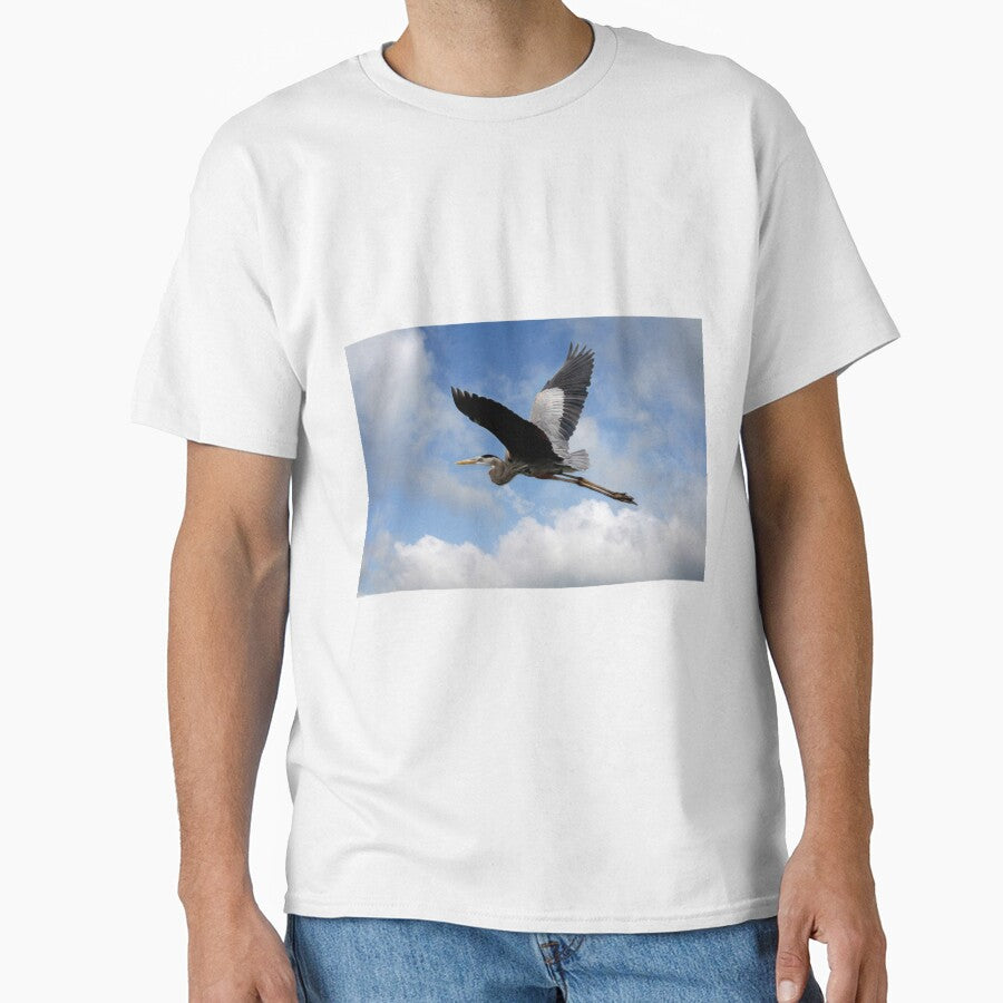 GREAT BLUE HERON by TomBaumker T-Shirts, Hoodie, Sweatshirt | BlankRebels.com (Image 1)