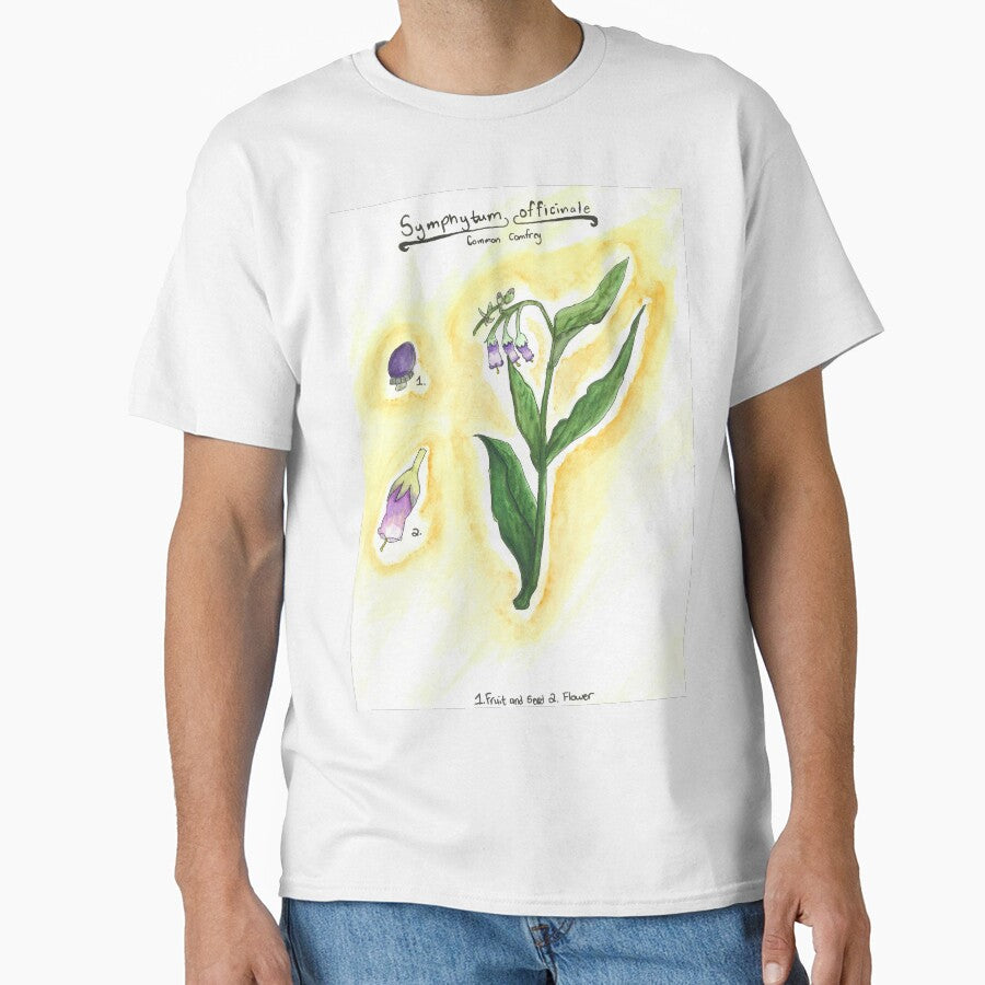 Symphytum officinale (Common Comfrey) by fhandsmcmike T-Shirts, Hoodie, Sweatshirt | BlankRebels.com (Image 1)