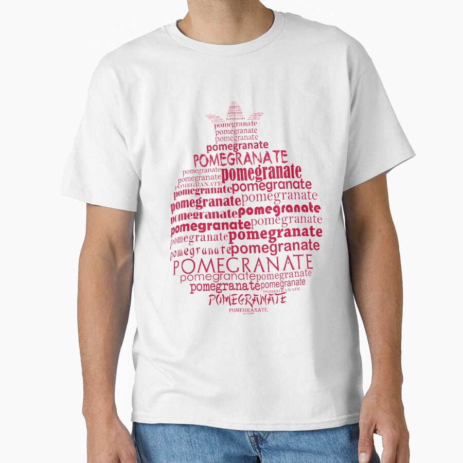 Typographic pomegranate by adiosmillet T-Shirts, Hoodie, Sweatshirt | BlankRebels.com (Image 1)