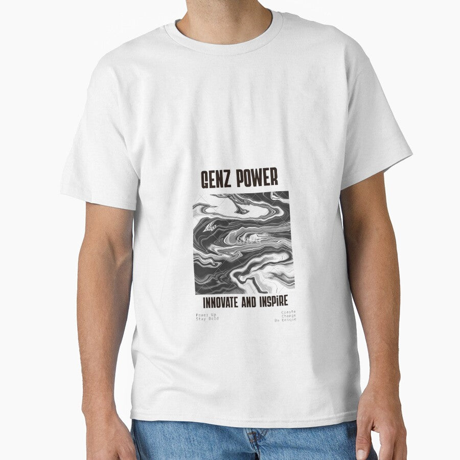GenZ Power Minimalist T-Shirt by Elomari1995 Hoodie, Sweatshirt | BlankRebels.com (Image 1)
