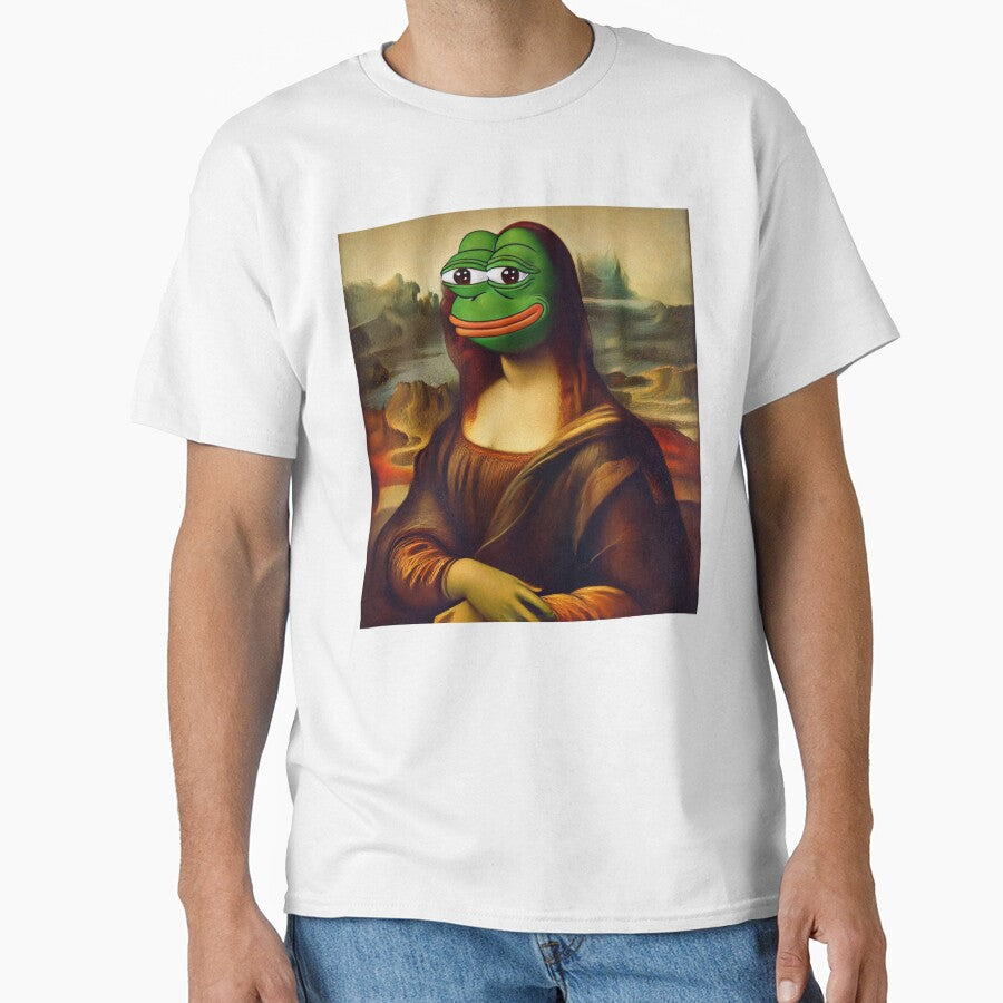 Pepe Crypto Meme Frog - Lisa by DigitaledbyTailor T-Shirts, Hoodie, Sweatshirt | BlankRebels.com (Image 1)