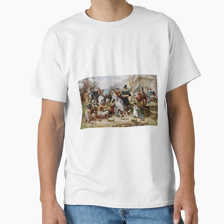 The First Thanksgiving by BravuraMedia T-Shirts, Hoodie, Sweatshirt | BlankRebels.com (Image 1)