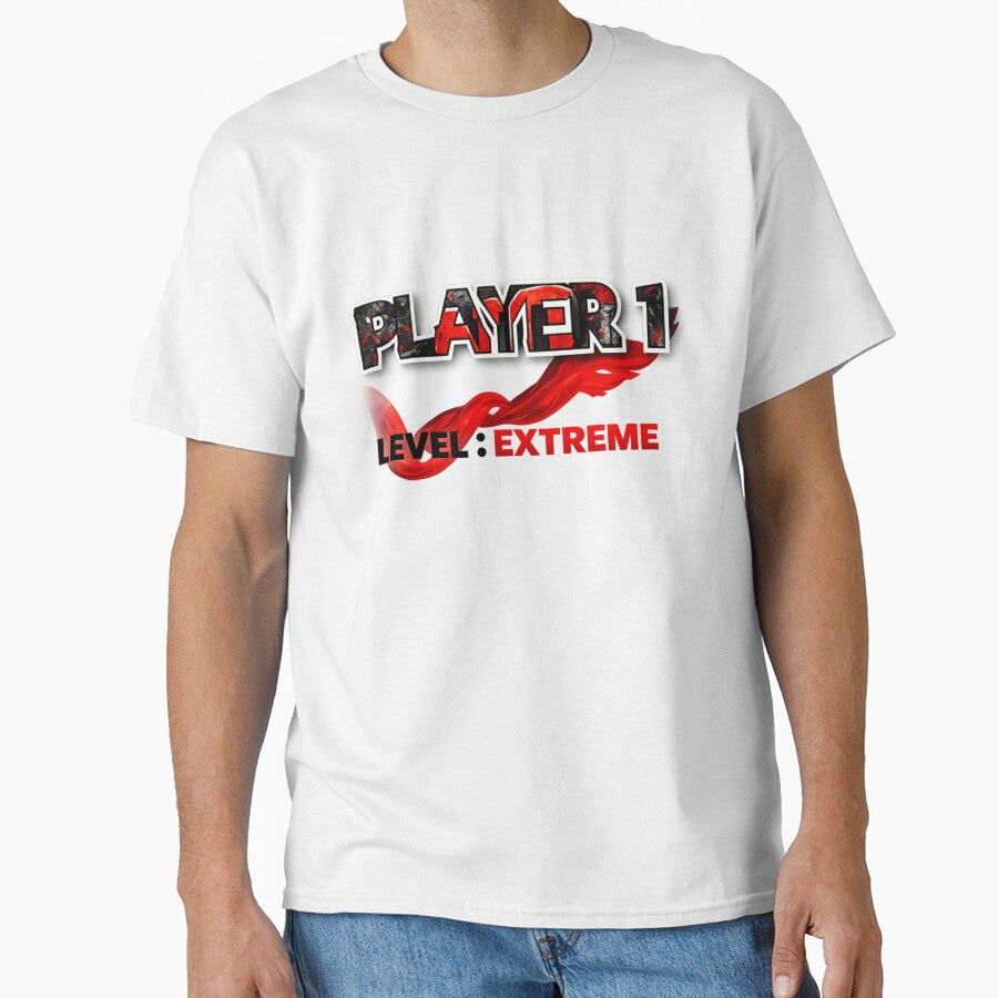 Player One – Extreme Mode Gamer by ArtByMuneer T-Shirts, Hoodie, Sweatshirt | BlankRebels.com (Image 1)