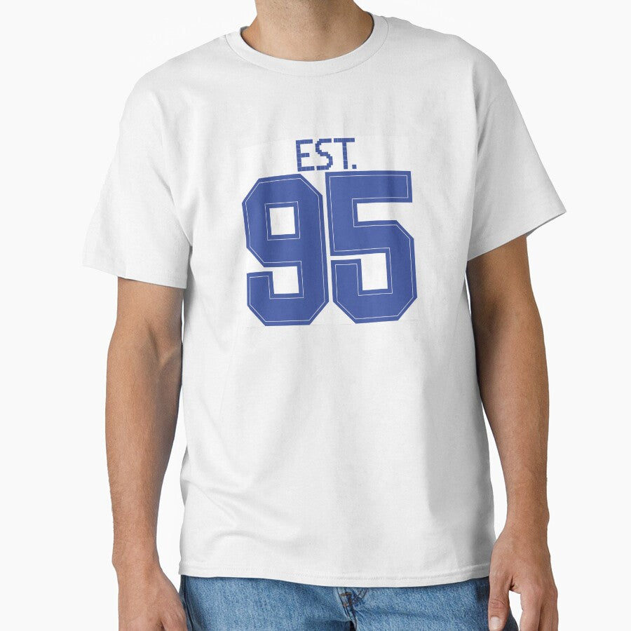 Est. 95 blue by DavidASmith T-Shirts, Hoodie, Sweatshirt | BlankRebels.com (Image 1)