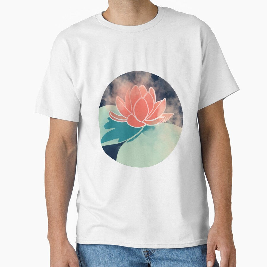 Misty lotus by Sageleafprints T-Shirts, Hoodie, Sweatshirt | BlankRebels.com (Image 1)