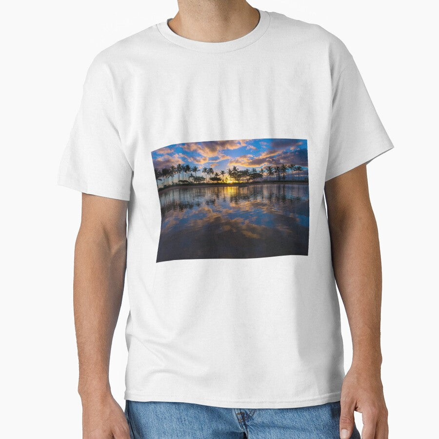 Waikiki Sunset Face Mask by Adrian Alford Photography T-Shirts, Hoodie, Sweatshirt | BlankRebels.com (Image 1)