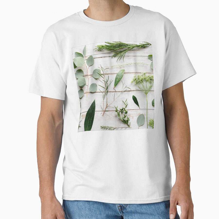 Botanical Green Leaf by newburyboutique T-Shirts, Hoodie, Sweatshirt | BlankRebels.com (Image 1)