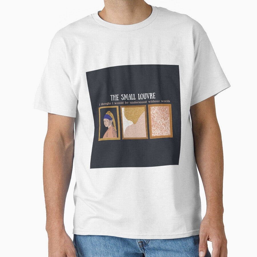 The small Louvre - 3 paintings - Dark background by Athenasgirl T-Shirts, Hoodie, Sweatshirt | BlankRebels.com (Image 1)