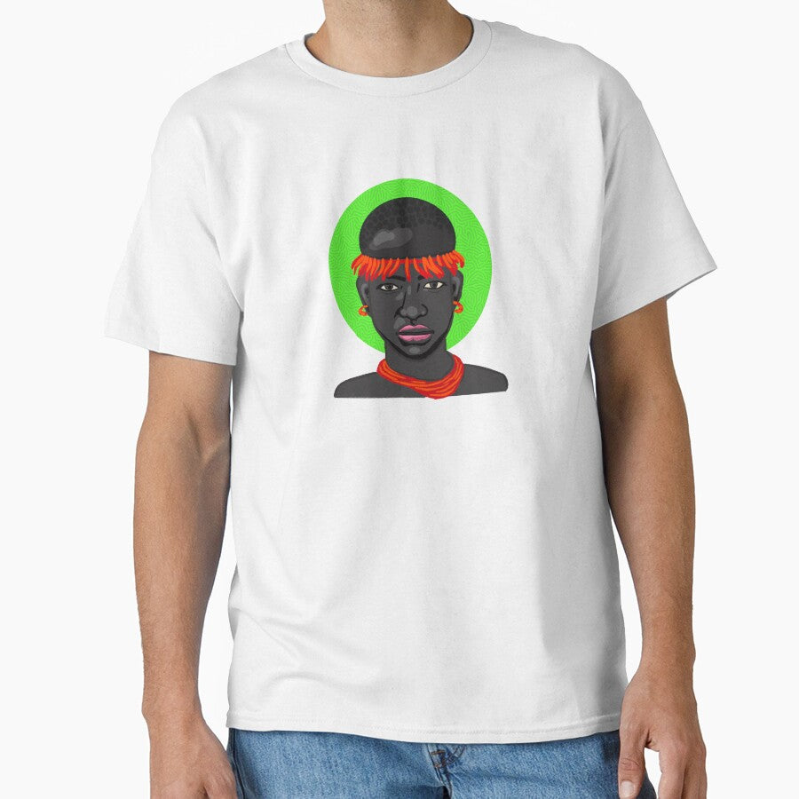 black vibrant creative women face by T-ShanD