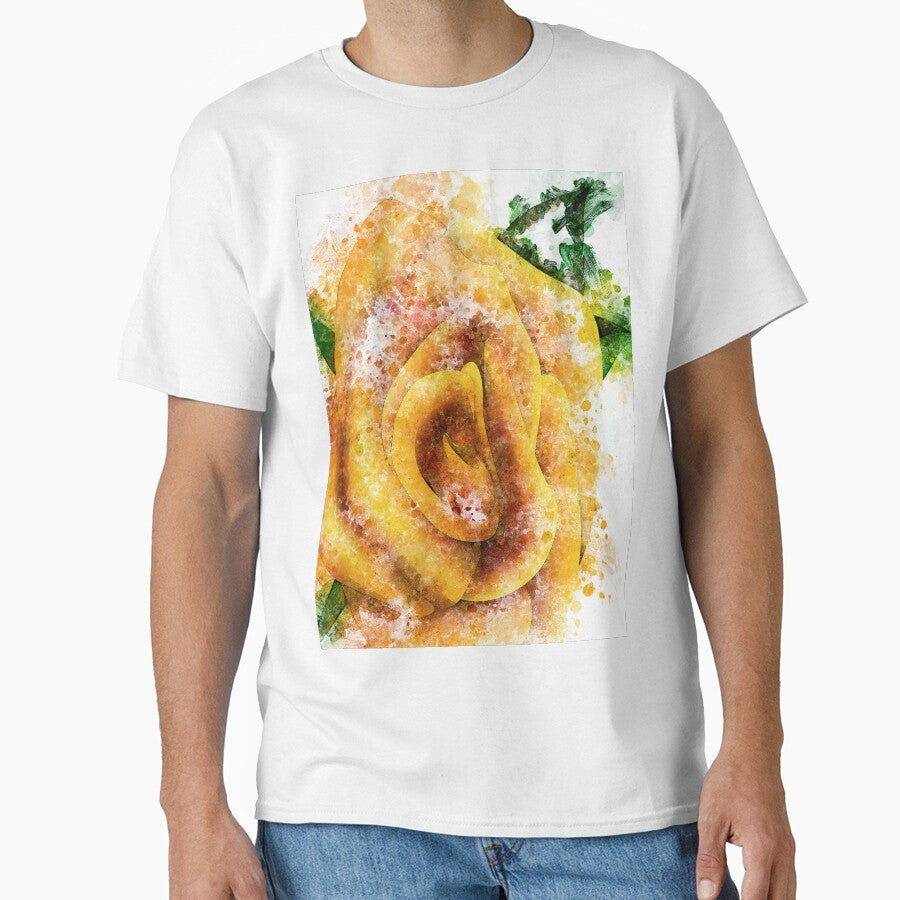 Yellow Rose Abstract color by artdragongift 15 T-Shirts, Hoodie, Sweatshirt | BlankRebels.com (Image 1)