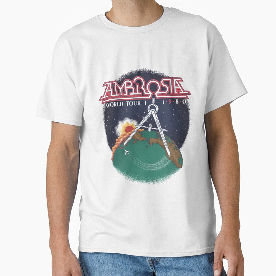 Ambrosia World Tour 1 1980 by SClassWeirdos T-Shirts, Hoodie, Sweatshirt | BlankRebels.com (Image 1)