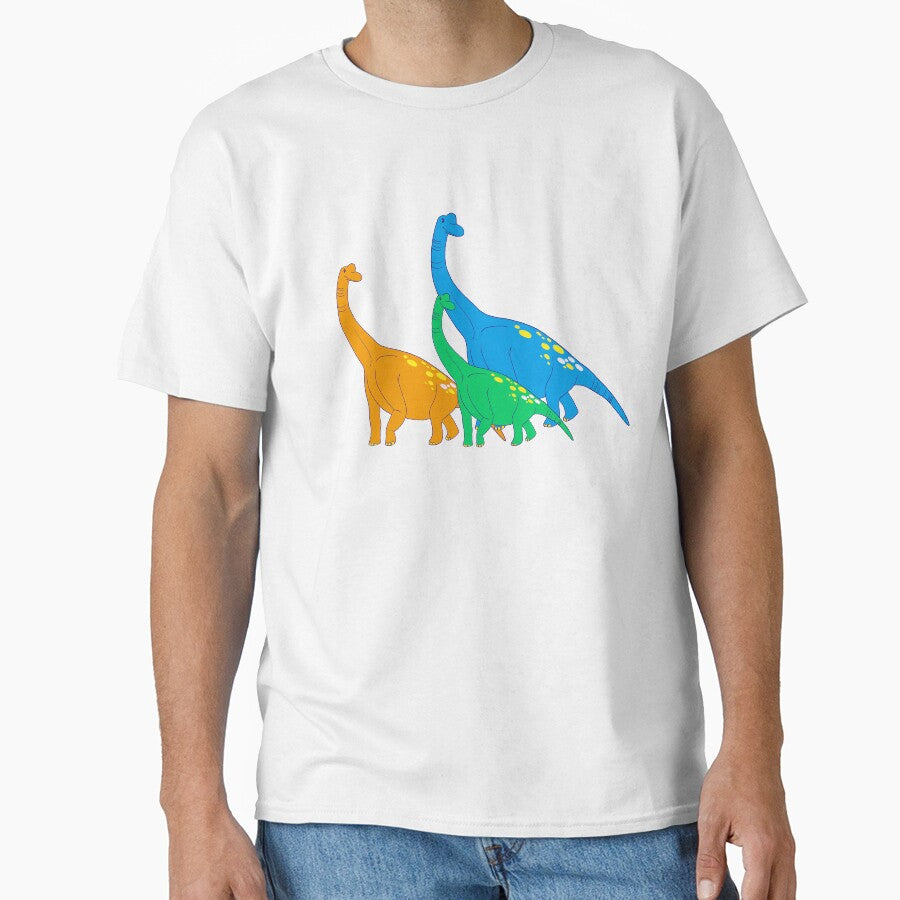 Lovely Brachiosaurus family by Danggi Days! T-Shirts, Hoodie, Sweatshirt | BlankRebels.com (Image 1)