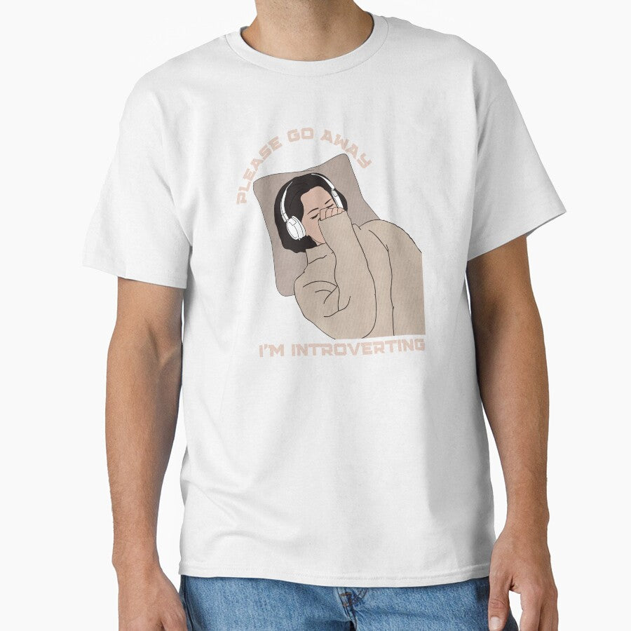 Please Go Away I'm Introverting Funny Gifts For Introverts by nquestiaa