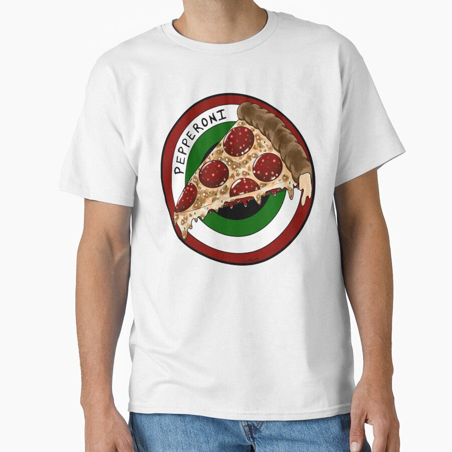 Pepperoni Slice of Pizza by LyAnMeArt